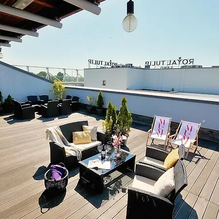 408 W Pieciogwiazdkowym Royal Tulip Plaza 200 M Dobruk Apartamento *